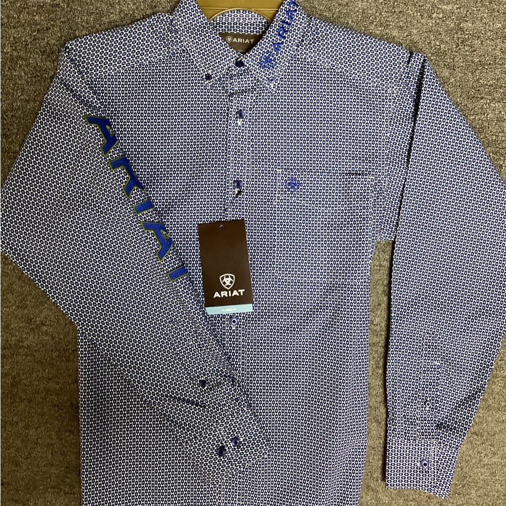 Ariat Classic Fit Longsleeve NAVY BLUE